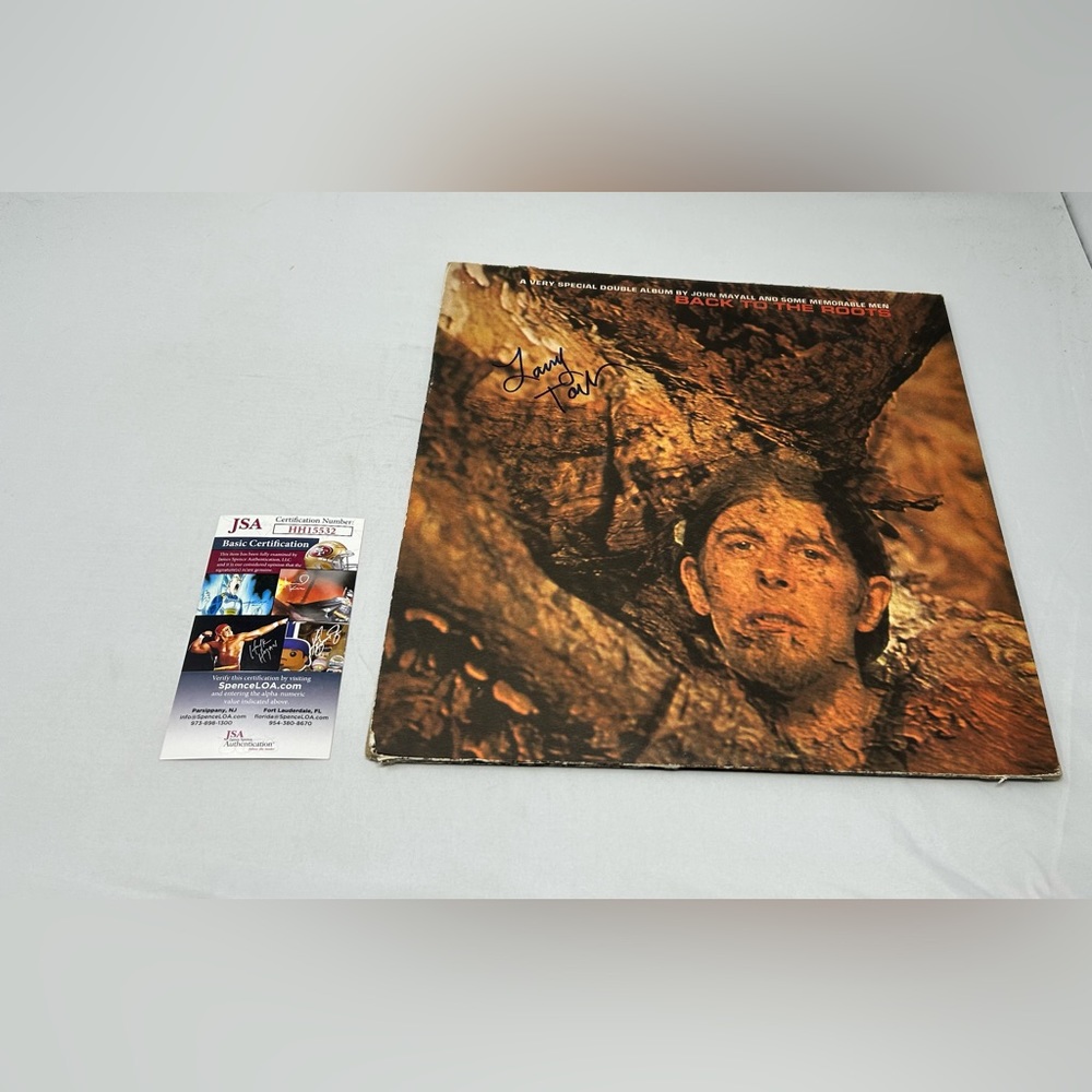 Larry Taylor signed John Mayall Back To The Roots Album JSA COA